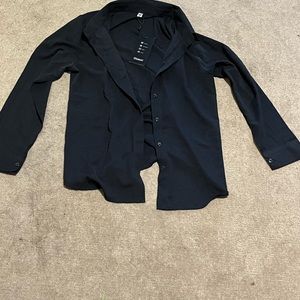 Black button up blouse; never worn; tag on